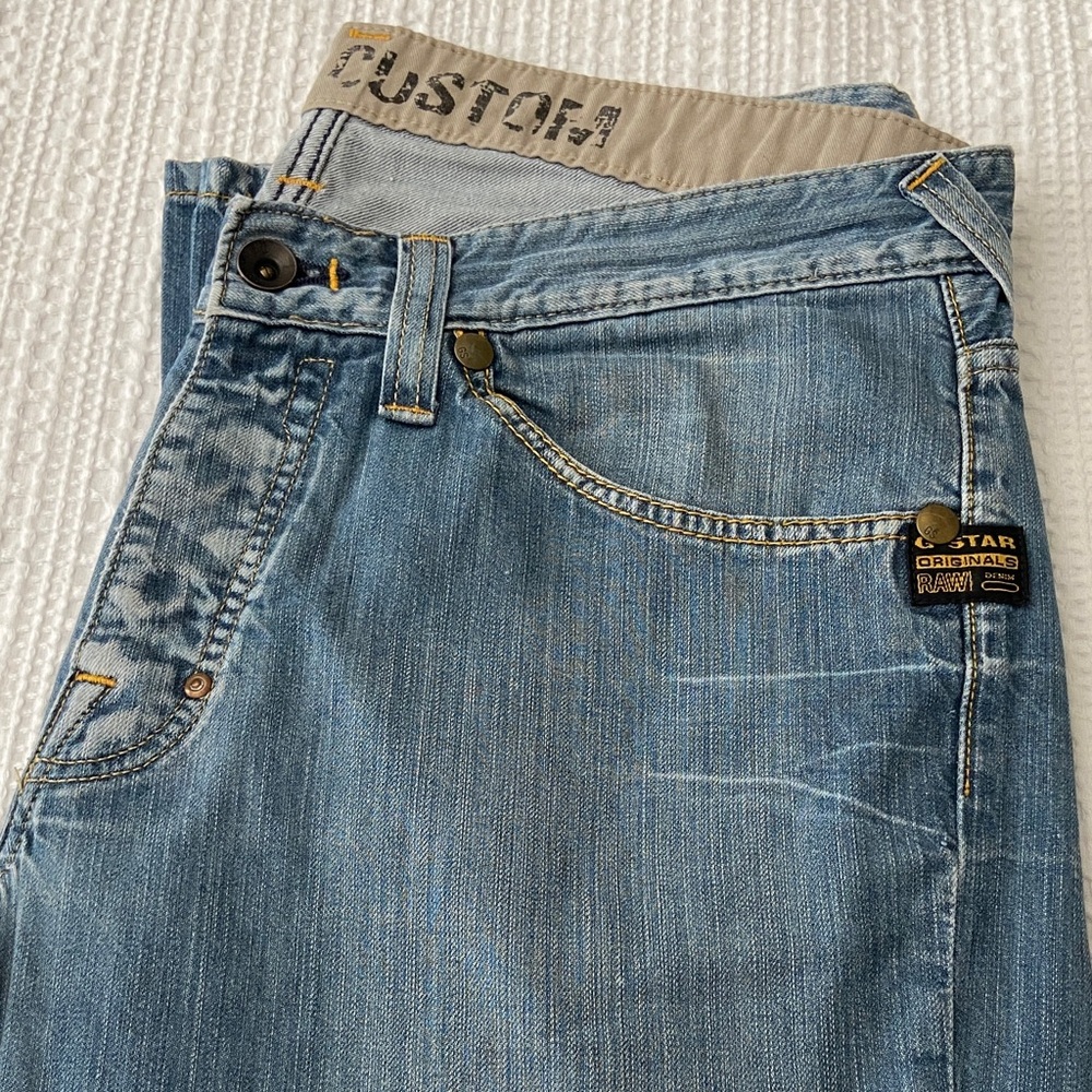 G-Star Men's Light Blue Relaxed Jeans